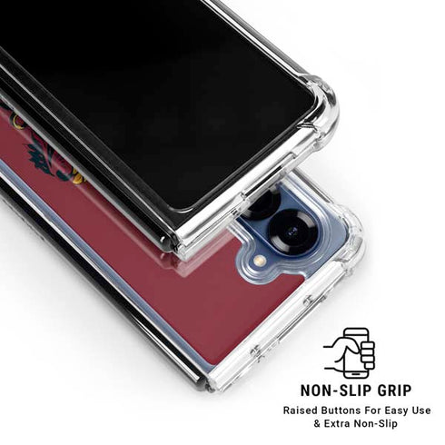 Wizarding World Harry Potter Gryffindor House Crest Galaxy Z Fold6 Clear Case